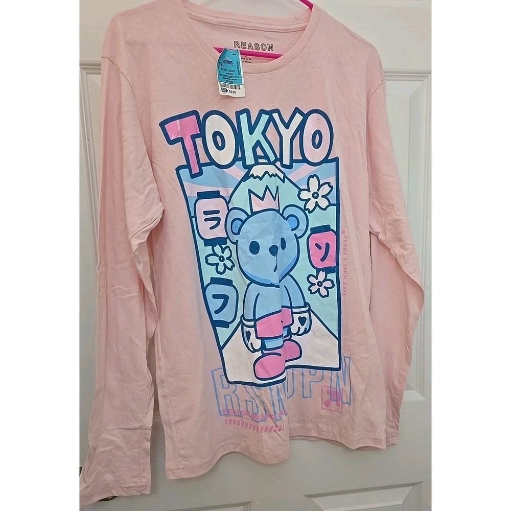 Tokyo Reason Brand Company Women's Large‎ Long Sleeze T-shirt